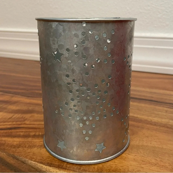 4th Of July Decor Patriotic Metal Tin Buckets with Stars Red Blue Silver 18 PCS - Picture 11 of 12